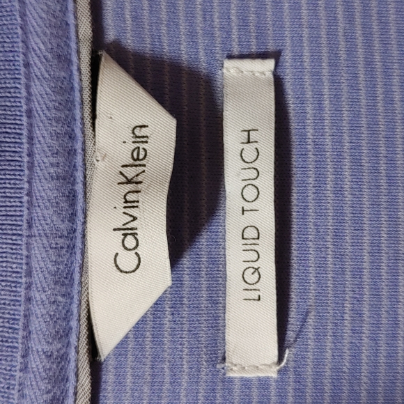 Calvin Klein Liquid Touch Polo T Shirt - Picture 3 of 5
